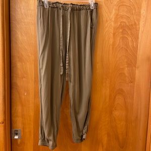 Stretchy Green Pants